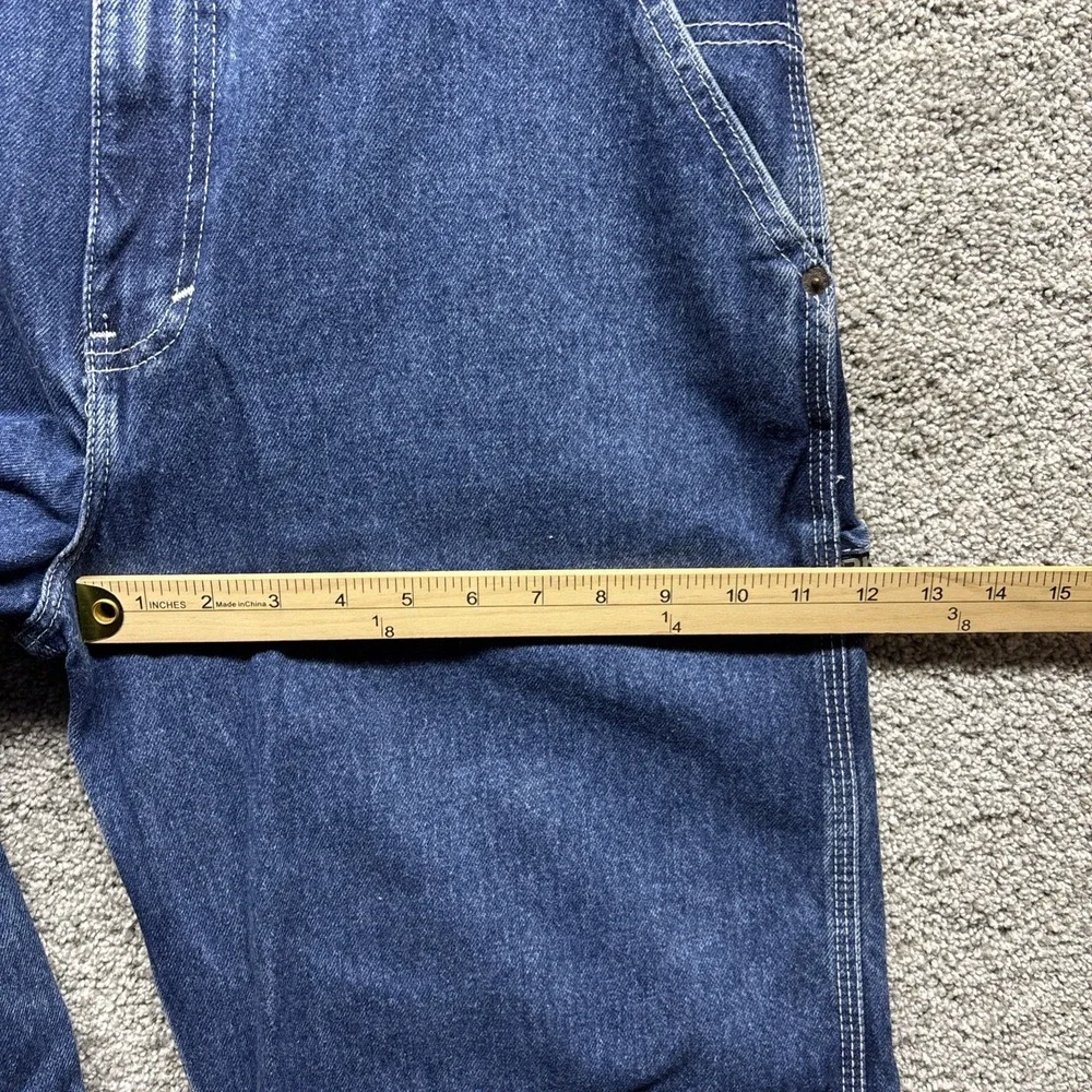 Vintage DKNY Jeans Baggy Wide Leg Y2K 90s Carpenter Skater Mens 32x32 Street NWT